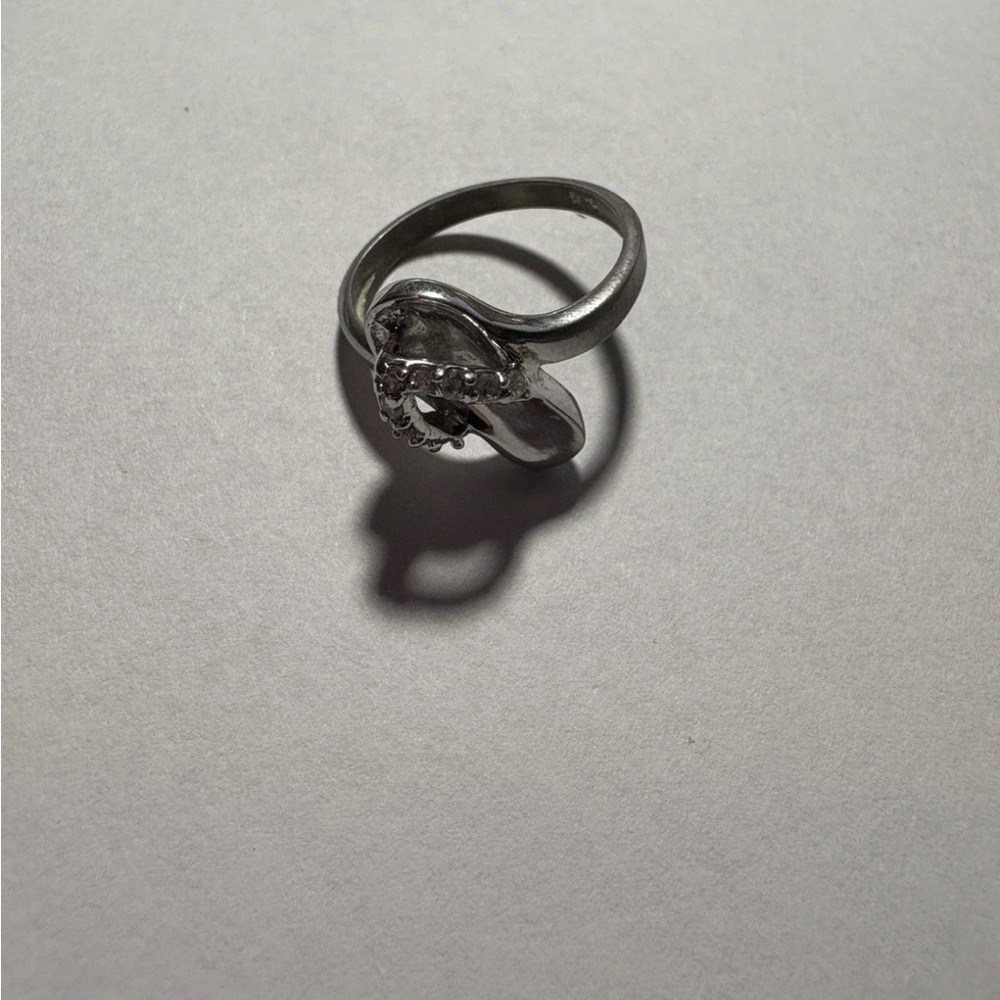 Sterling Silver .925 Flip Flop Sandal Ring – Unique Beach Style Sz 6 -approx - Picture 6 of 6